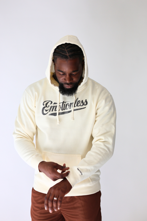 Cozy Hoodie in Bone Wavy