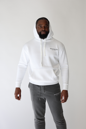 Fleece Hoodie in White