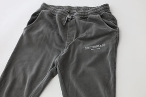 Relaxed Sweatpants in Washed Black