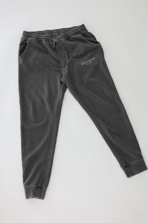 Relaxed Sweatpants in Washed Black