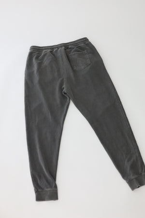 Relaxed Sweatpants in Washed Black
