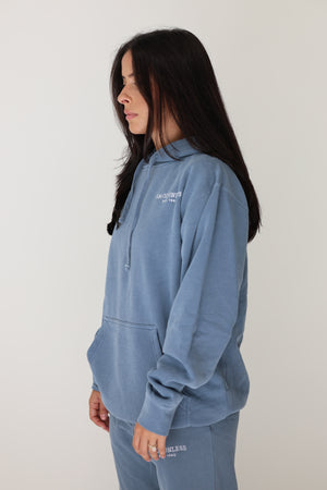 Relaxed Hoodie in Indigo