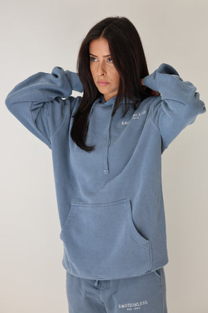 Relaxed Hoodie in Indigo