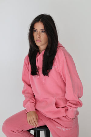 Relaxed Hoodie in Pink