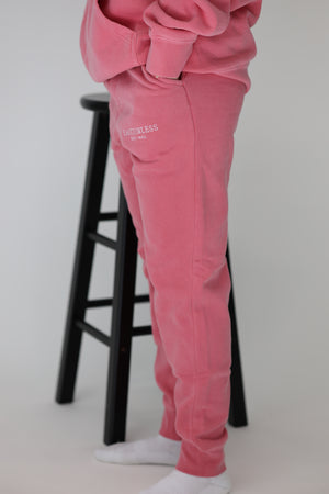 Relaxed Sweatpants in Pink