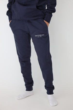 Fleece Joggers in Navy