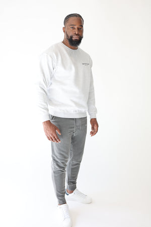 Crew Neck in Light Gray
