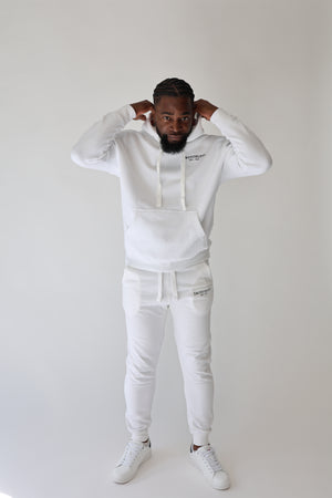Fleece Hoodie in White