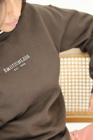 Classic Sweatshirt in Dark Chocolate