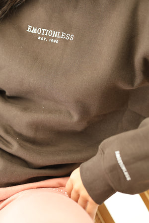 Classic Sweatshirt in Dark Chocolate