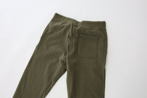 Fleece Joggers in Military Green