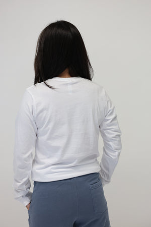 Long Sleeve T-Shirt in White