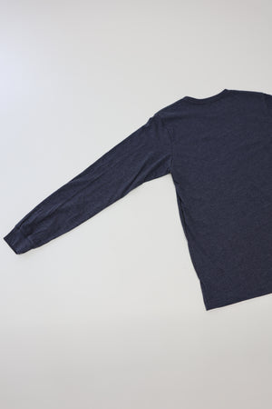 Long Sleeve T-Shirt in Heather Navy