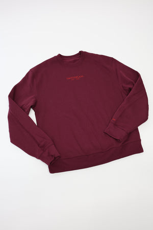 Oversized Sweatshirt in Maroon