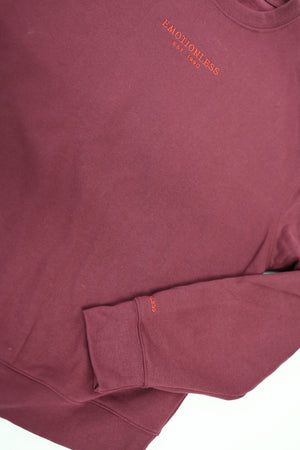 Oversized Sweatshirt in Maroon