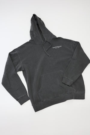 Relaxed Hoodie in Washed Black