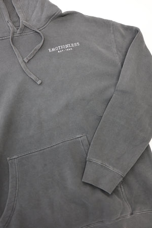 Relaxed Hoodie in Washed Black