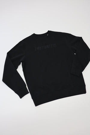 Organic Sweatshirt - Black on Black