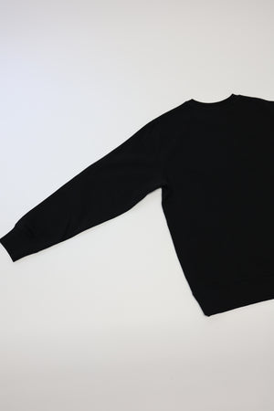 Organic Sweatshirt - Black on Black