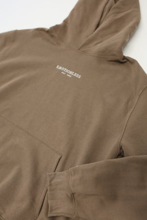 Oversized Hoodie in Brown
