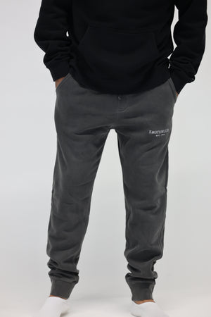 Relaxed Sweatpants in Washed Black