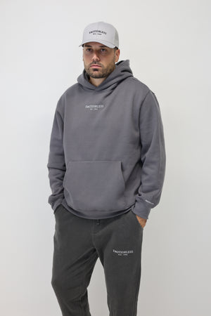 Oversized Hoodie in Asphalt