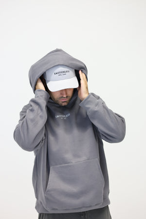 Oversized Hoodie in Asphalt