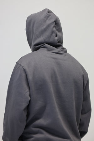 Oversized Hoodie in Asphalt