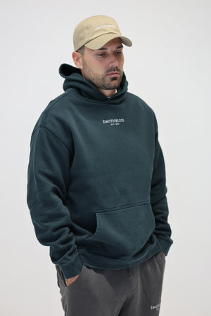 Oversized Hoodie in Pine Green