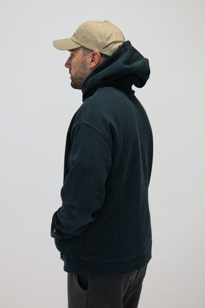 Oversized Hoodie in Pine Green