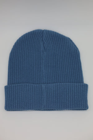 Organic Beanie in Light Blue