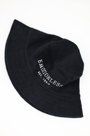 Black Terry Cloth Bucket