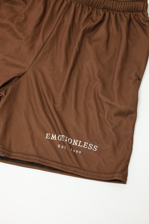 Mesh Shorts in Brown