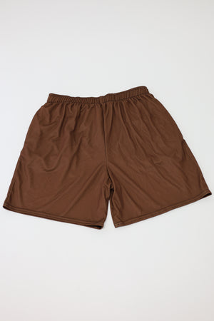 Mesh Shorts in Brown