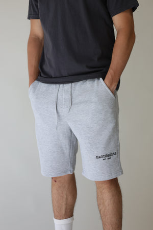 Fleece Shorts in Heather Gray