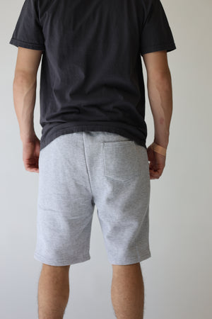 Fleece Shorts in Heather Gray