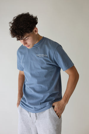 Heavyweight T-Shirt in Blue Jean