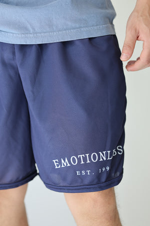 Mesh Shorts in Navy
