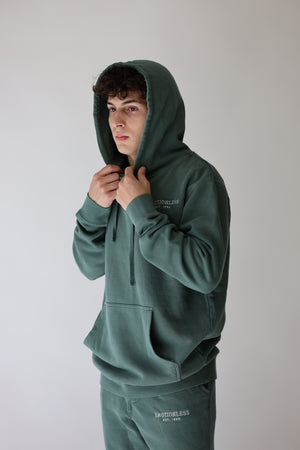 Relaxed Hoodie in Green