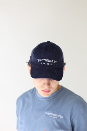 Navy Corduroy Hat