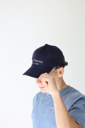 Navy Corduroy Hat