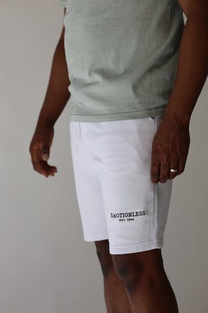Fleece Shorts in White