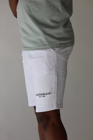 Fleece Shorts in White