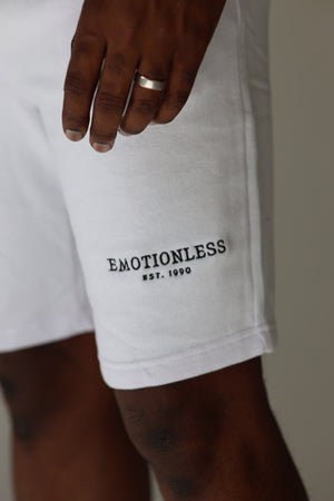 Fleece Shorts in White