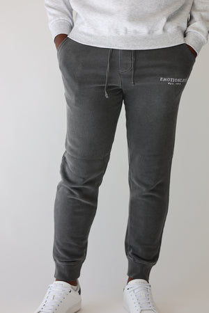 Relaxed Sweatpants in Washed Black