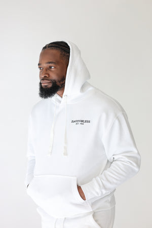 Fleece Hoodie in White