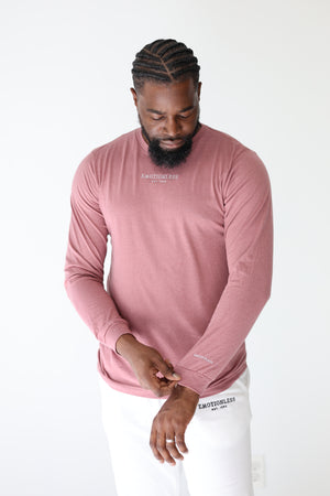 Long Sleeve T-Shirt in Mauve