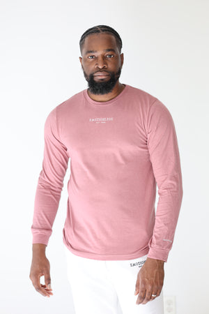 Long Sleeve T-Shirt in Mauve