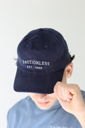 Navy Corduroy Hat