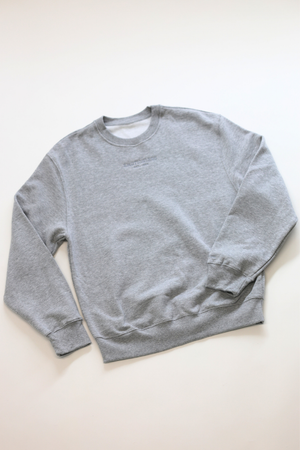 Oversized Sweatshirt in Athletic Heather